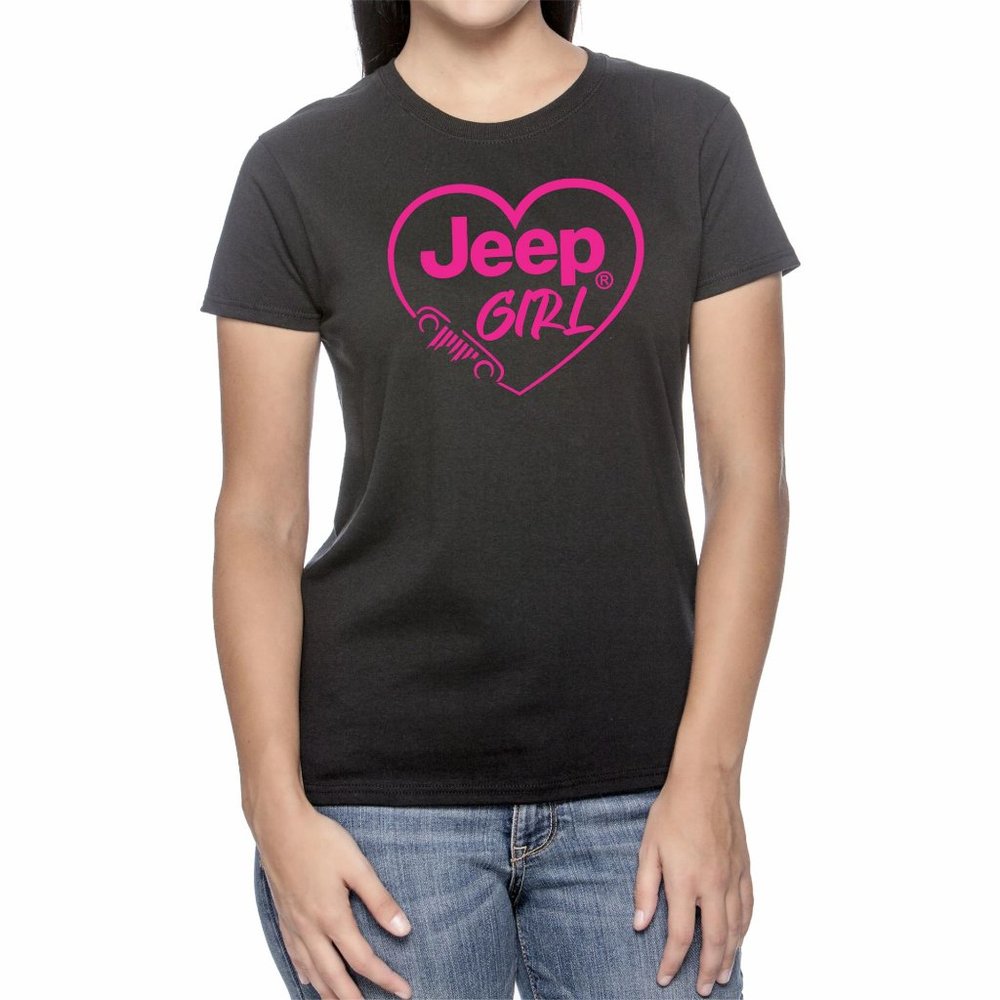 JEEP GIRL  T-SHIRT.  COOL WOMEN COTTON SHIRT, BRAND NEW NO USED.
